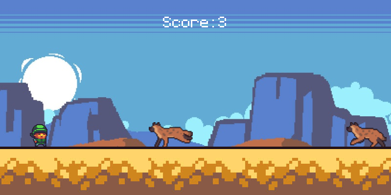 A side-scrolling game created as a CodingSTEAM student project